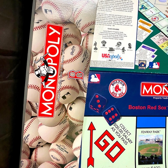 MONOPOLY BOSTON RED SOX COLLECTOR’S EDITION PARKER BROTHERS GAME COMPLETE - Picture 4 of 8